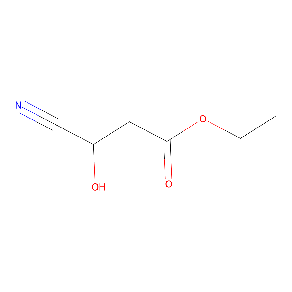 (S)-Ethyl 3-cyano-3-hydroxypropanoate molecular structure, CAS 132839-91-9