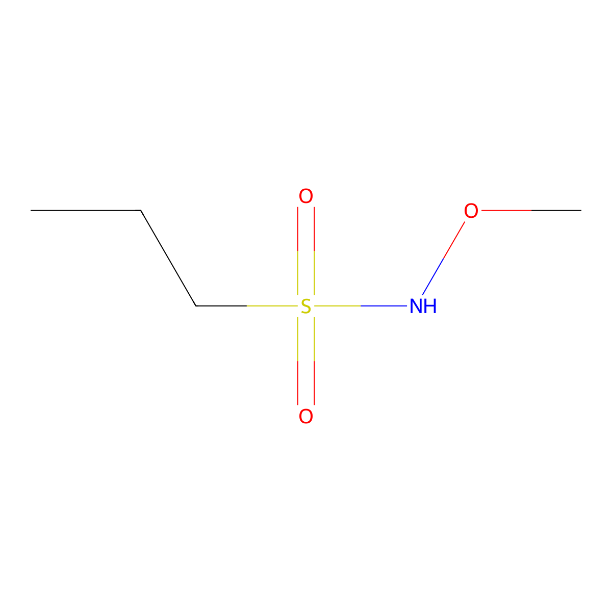 N-methoxypropane-1-sulfonamide molecular structure, CAS 1328469-99-3
