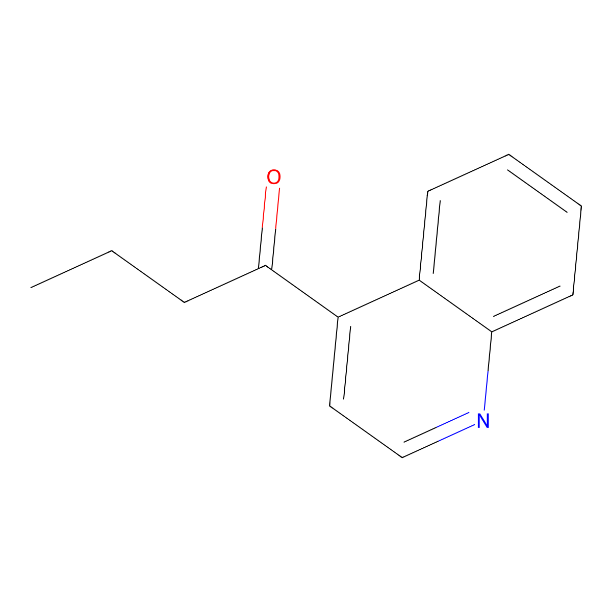 1-(4-Quinolinyl)-1-butanone molecular structure, CAS 132854-98-9