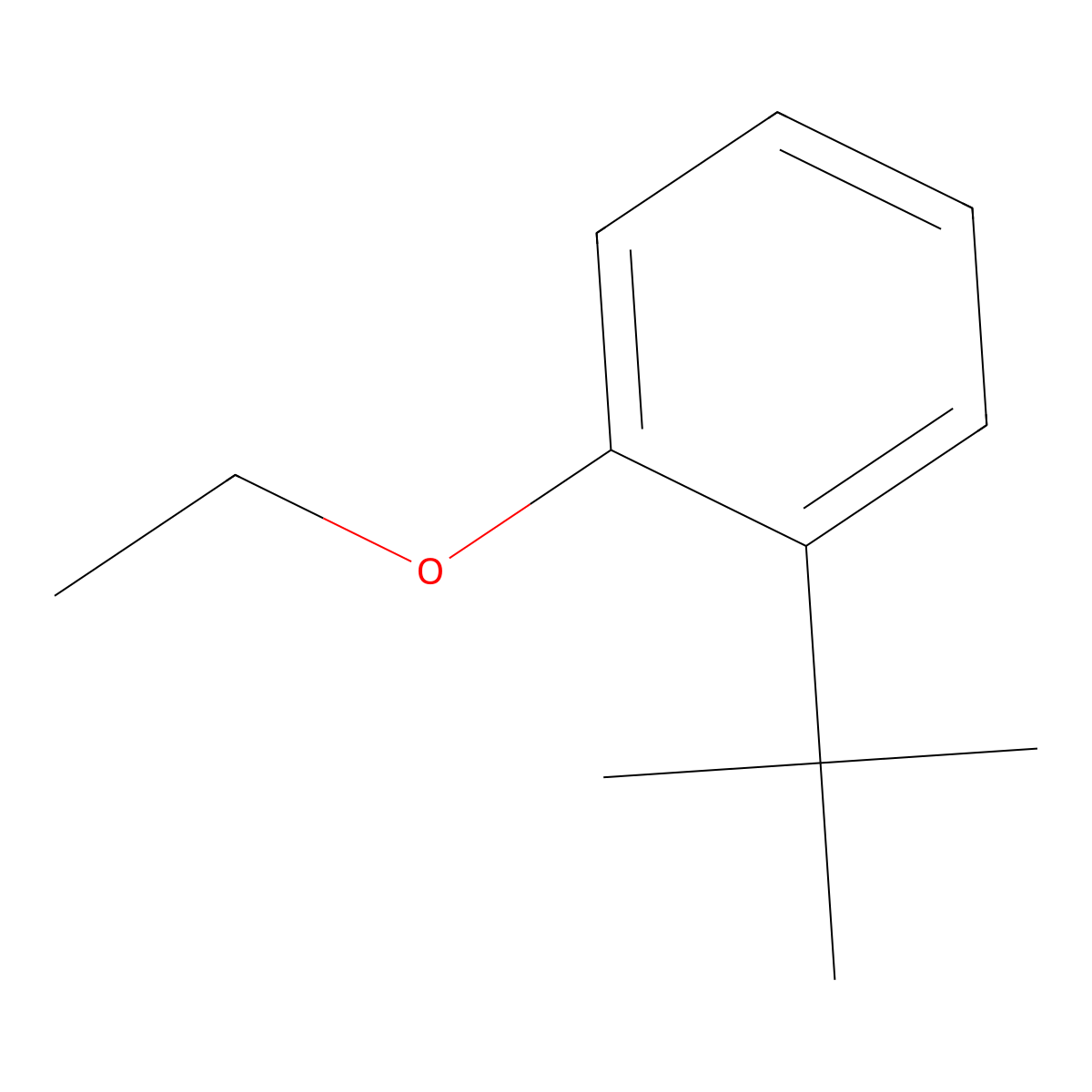 1-Tert-butyl-2-ethoxybenzene molecular structure, CAS 132871-84-2