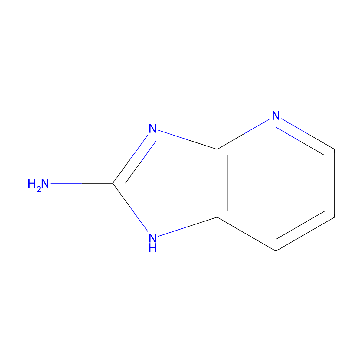 3H-Imidazo(4,5-b)pyridin-2-amine molecular structure, CAS 132898-03-4