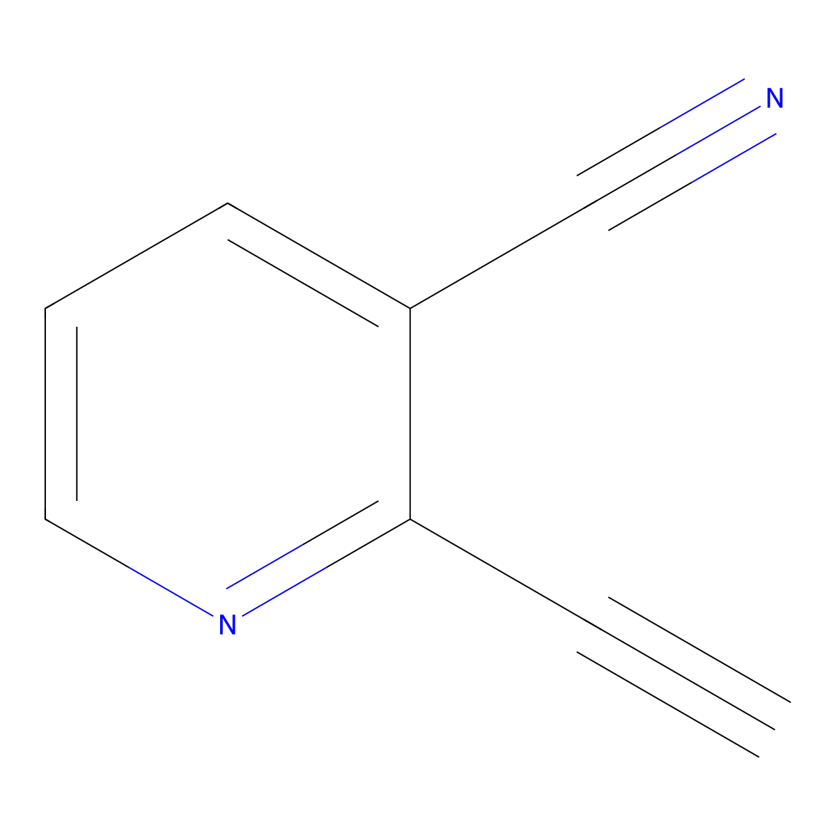 2-Ethynylpyridine-3-carbonitrile molecular structure, CAS 132898-81-8