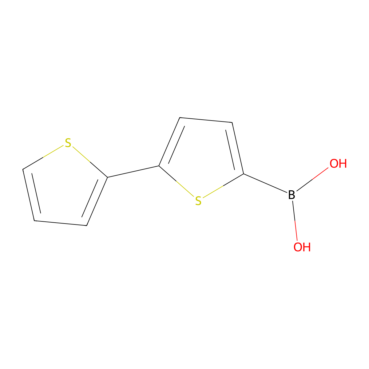 2,2'-Bithiophene-5-boronic acid molecular structure, CAS 132898-95-4