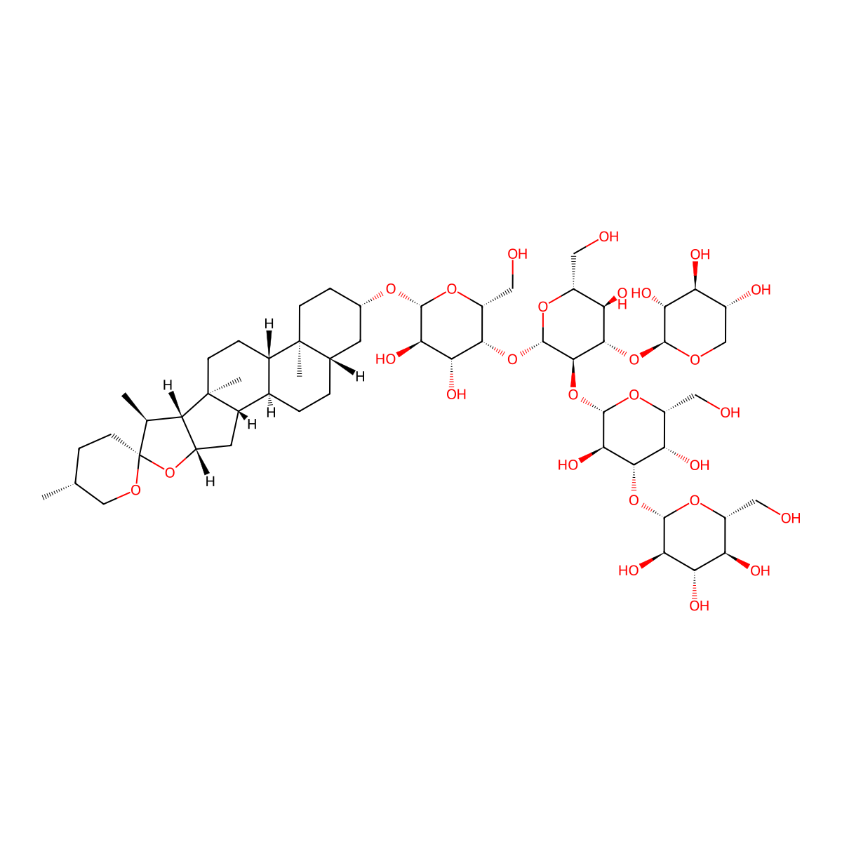 Tigonin molecular structure, CAS 1329-83-5