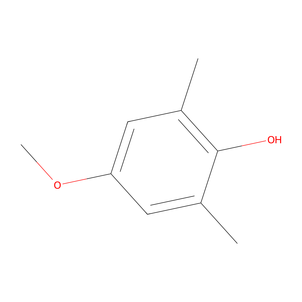Methylcreosol (mixed isomers) molecular structure, CAS 1329-97-1