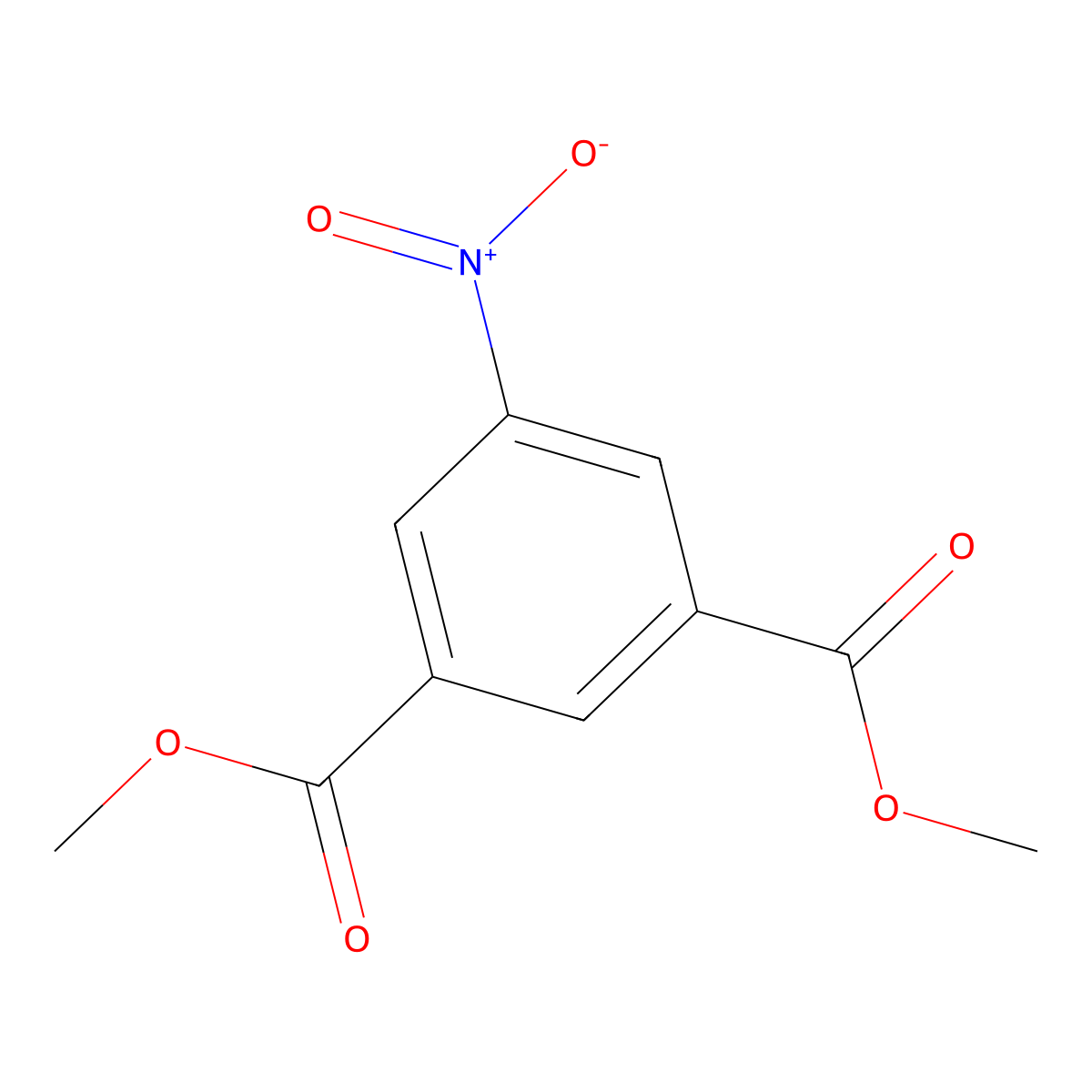 Dimethyl 5-nitroisophthalate molecular structure, CAS 13290-96-5