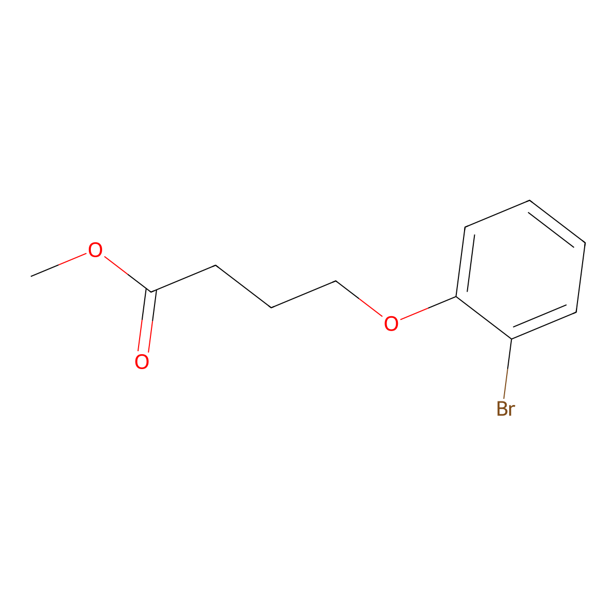4-(2-Bromophenoxy)-butyric acid methyl ester molecular structure, CAS 132902-26-2