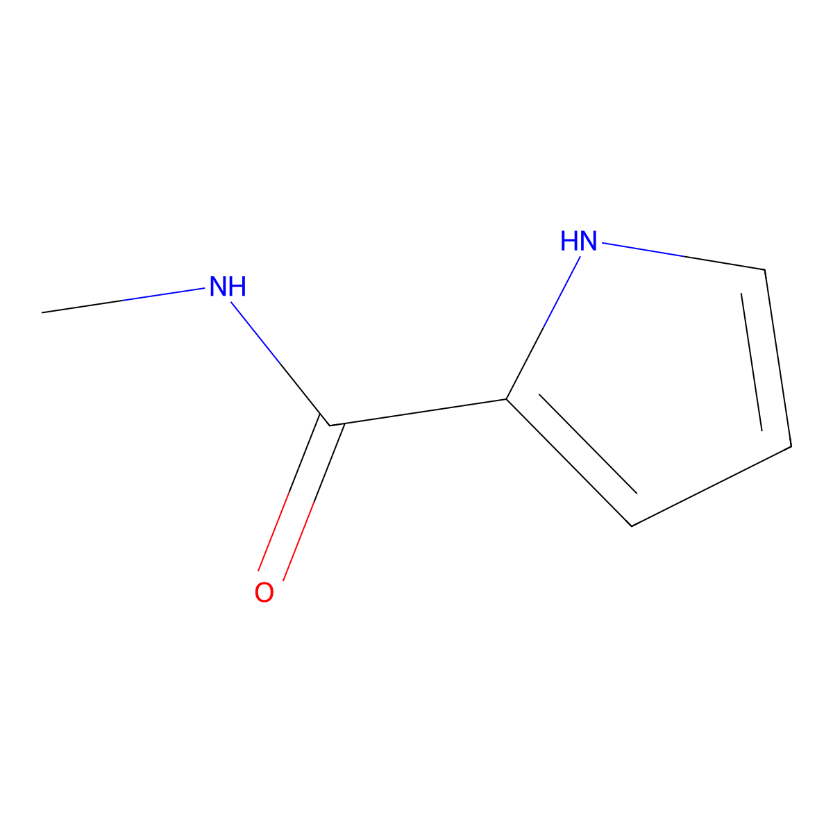 N-Methyl-1H-pyrrole-2-carboxamide molecular structure, CAS 132911-42-3