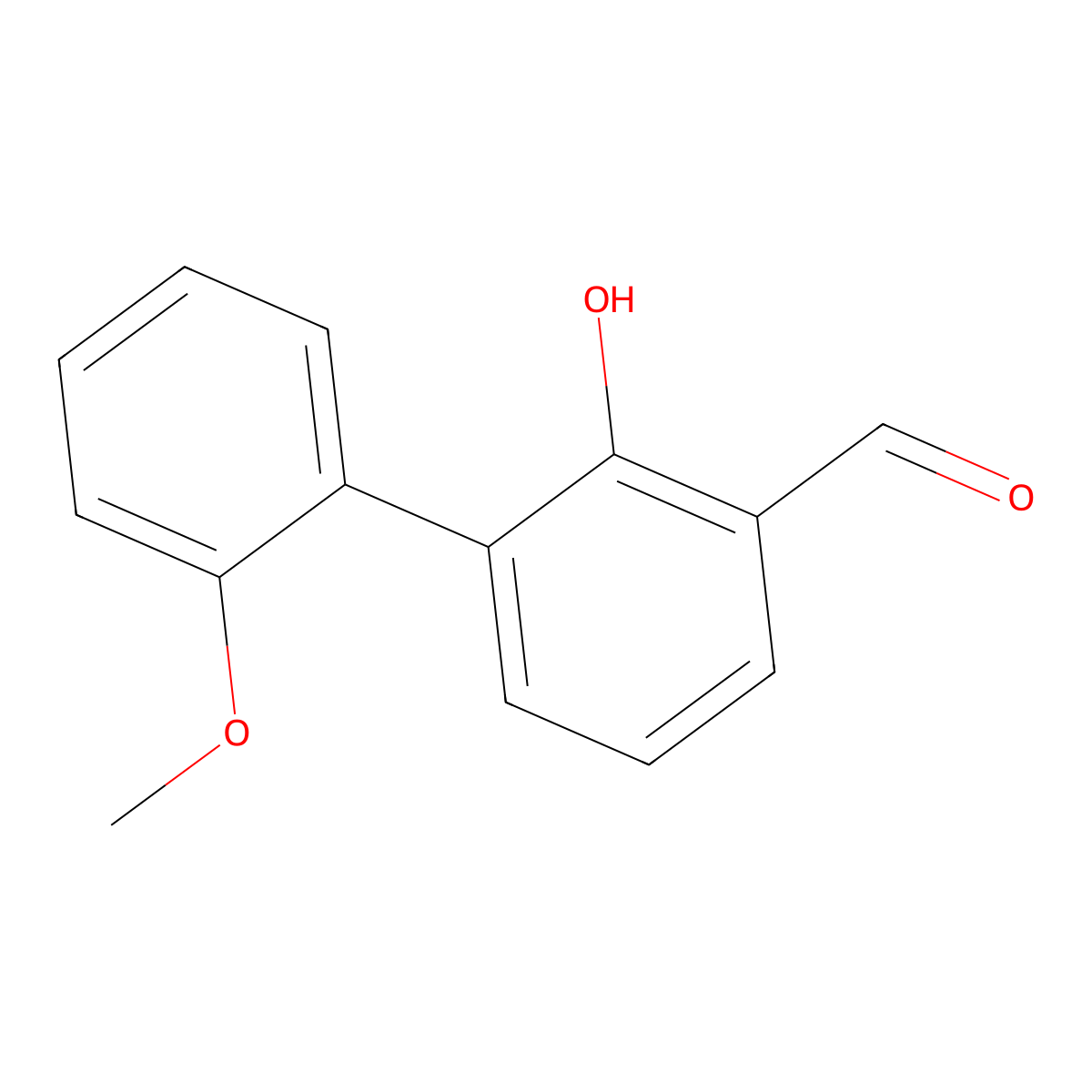 2-Hydroxy-2'-methoxy-[1,1'-biphenyl]-3-carbaldehyde molecular structure, CAS 132939-08-3