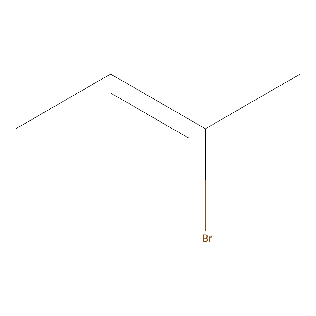 2-Butene, 2-bromo- molecular structure, CAS 13294-71-8