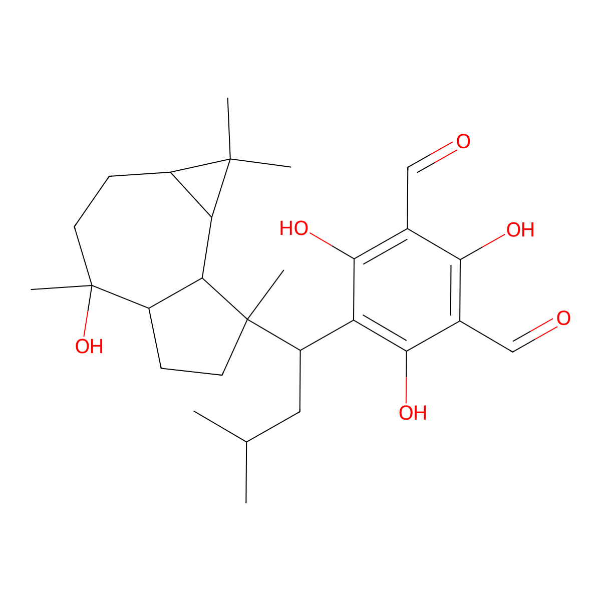 Macrocarpal A molecular structure, CAS 132951-90-7