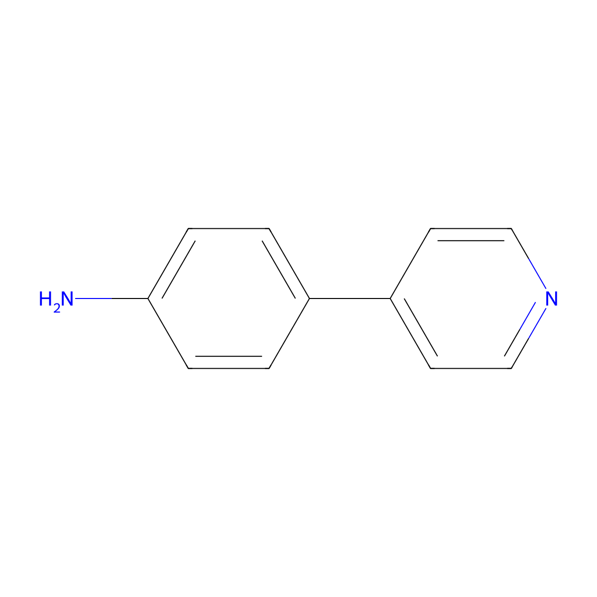 4-(Pyridin-4-yl)aniline molecular structure, CAS 13296-04-3