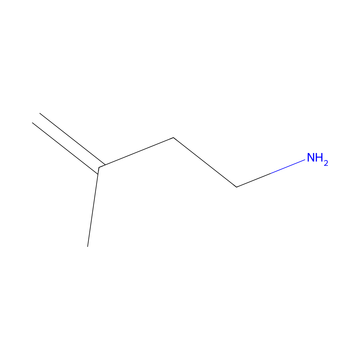 3-Methyl-3-buten-1-amine molecular structure, CAS 13296-27-0