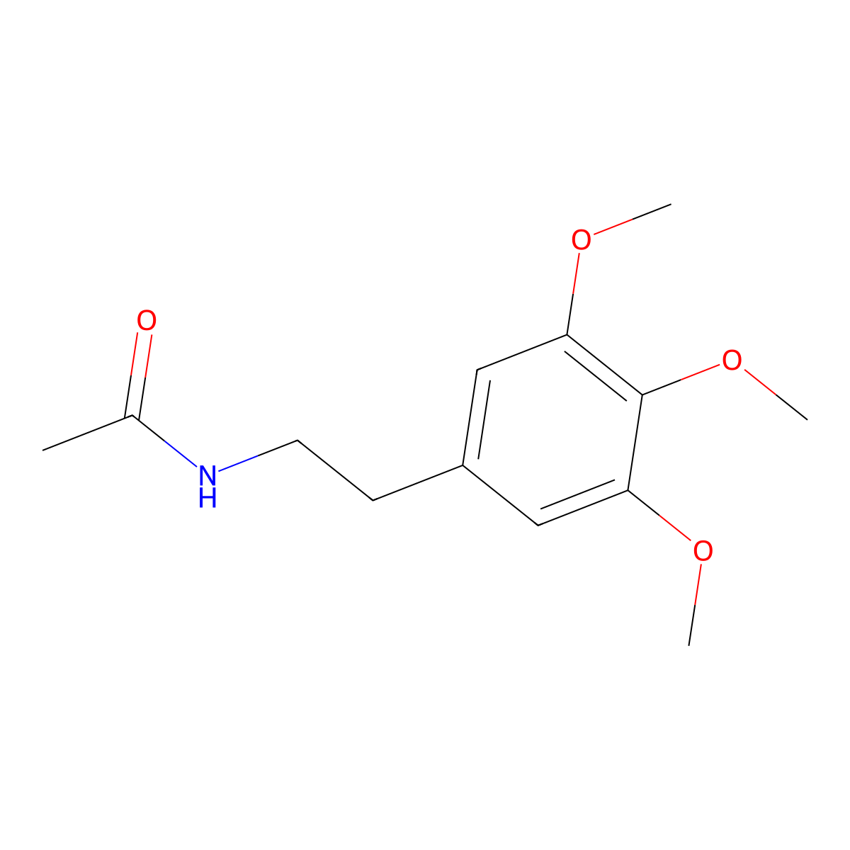 N-Acetylmescaline molecular structure, CAS 1329610-11-8