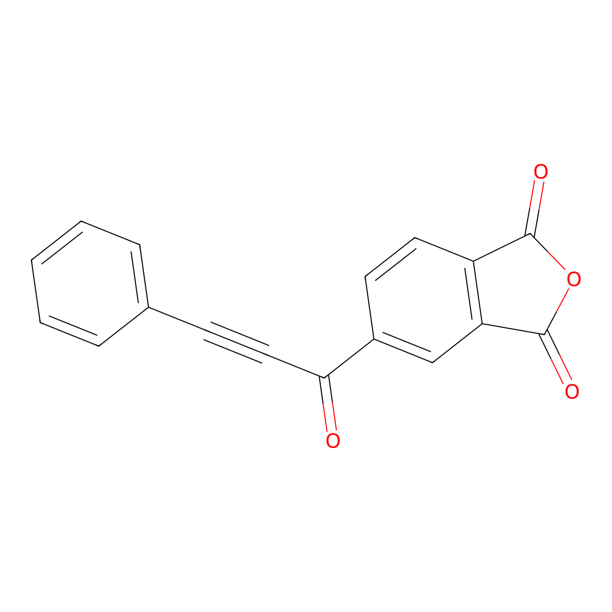 5-(3-Phenylprop-2-ynoyl)-1,3-dihydro-2-benzofuran-1,3-dione molecular structure, CAS 1329658-14-1