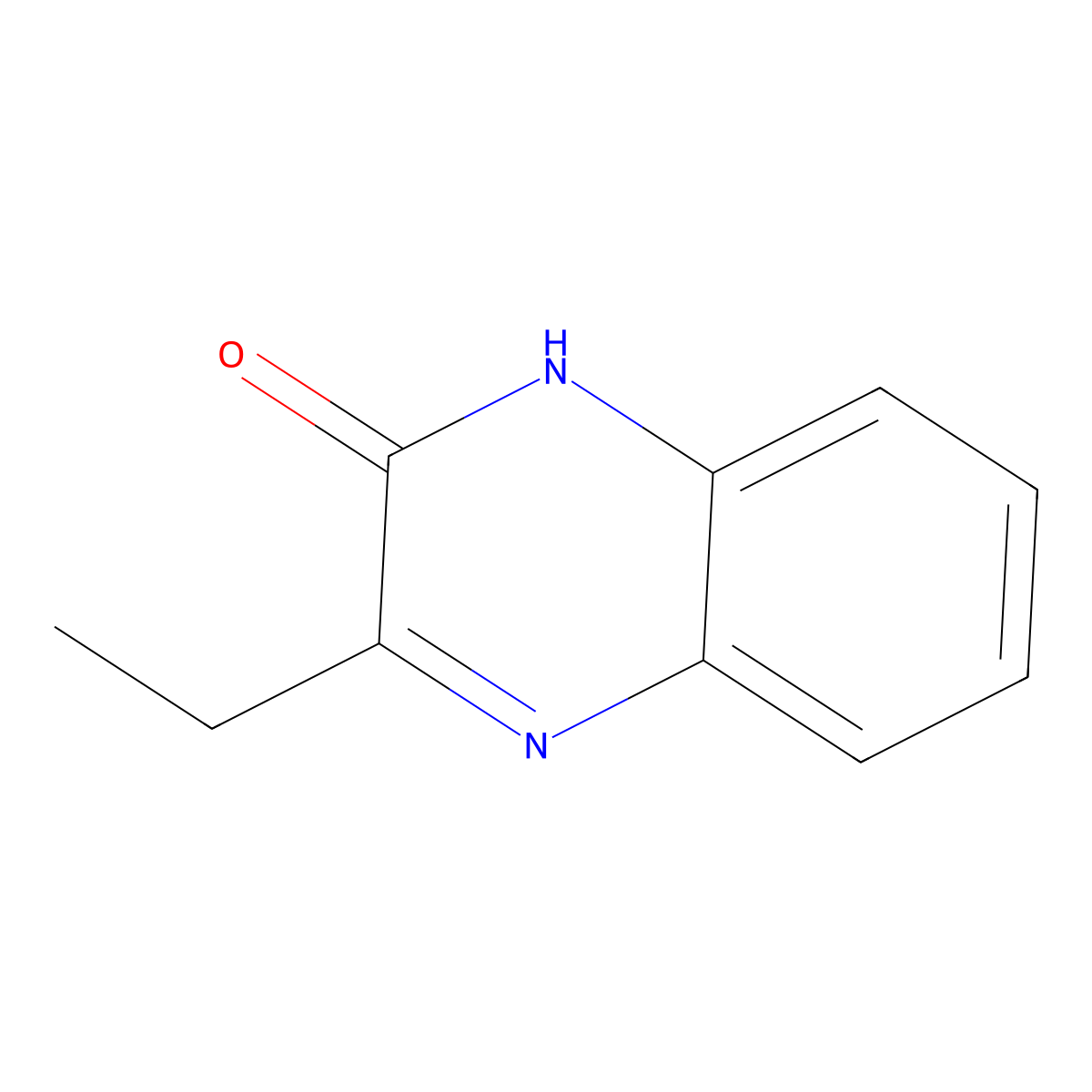 3-Ethylquinoxalin-2(1H)-one molecular structure, CAS 13297-35-3