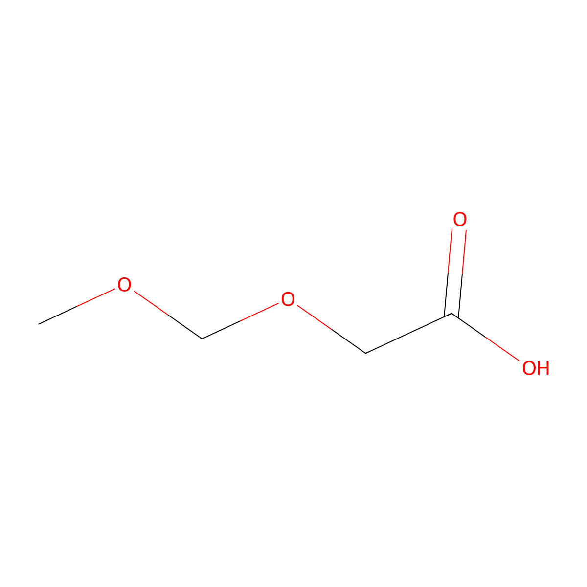 2-(Methoxymethoxy)acetic acid molecular structure, CAS 132974-57-3