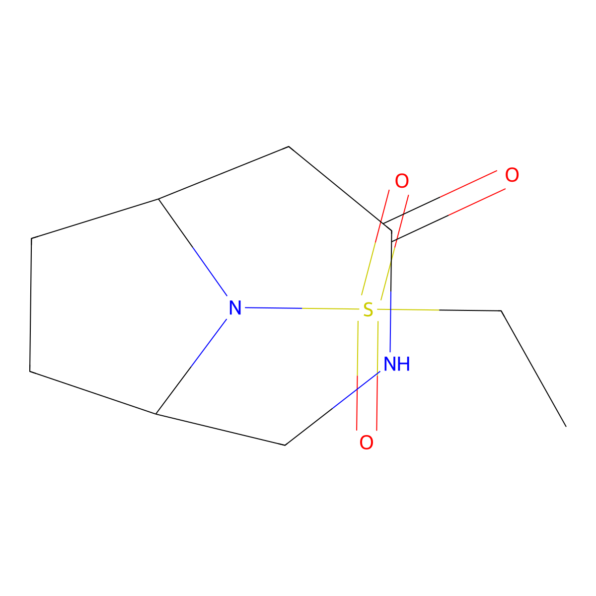 (1S,6R)-9-Ethylsulfonyl-3,9-diazabicyclo[4.2.1]nonan-4-one molecular structure, CAS 1329835-62-2