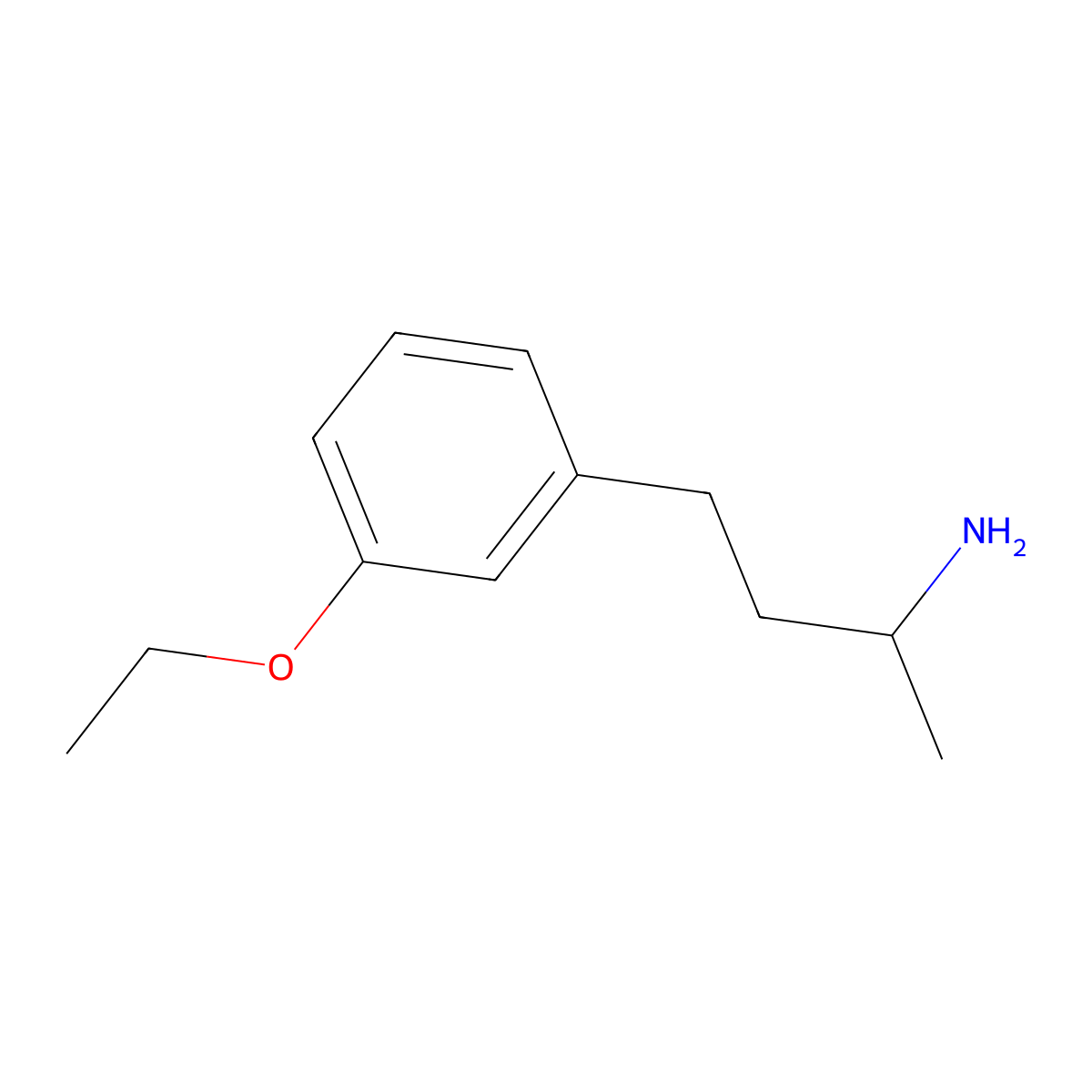 4-(3-Ethoxyphenyl)butan-2-amine molecular structure, CAS 1329950-30-2