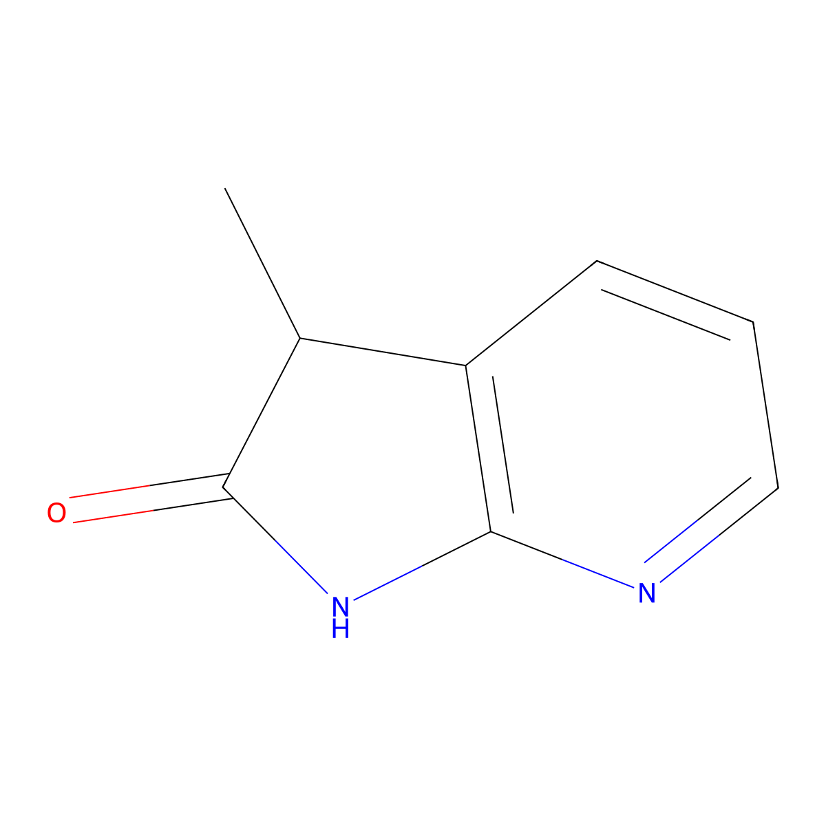 3-methyl-1H,2H,3H-pyrrolo[2,3-b]pyridin-2-one molecular structure, CAS 1330055-85-0