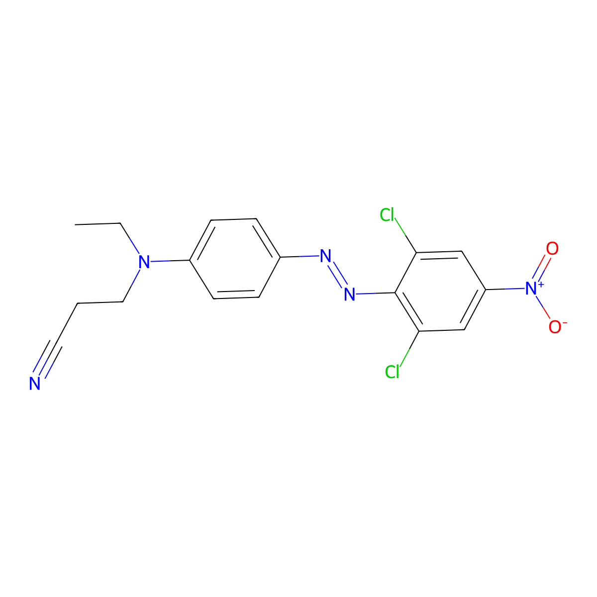 Disperse Orange 37 molecular structure, CAS 13301-61-6