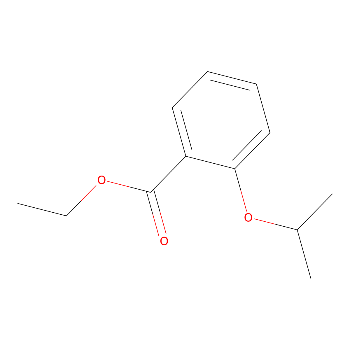2-Isopropoxy-benzoic acid ethyl ester molecular structure, CAS 1330133-79-3