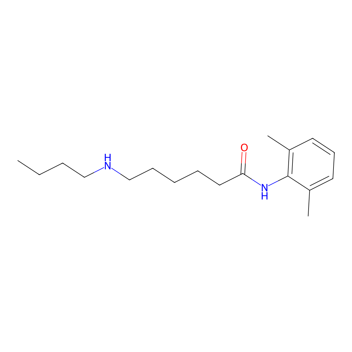 Bupivacaine Impurity E molecular structure, CAS 1330172-81-0