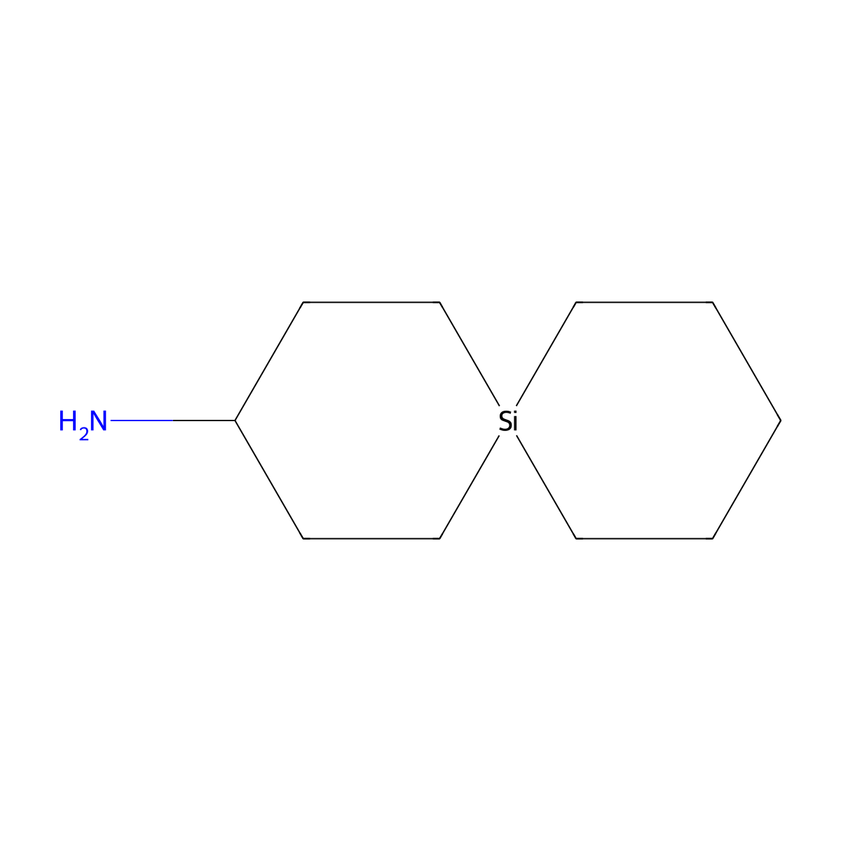 6-Silaspiro[5.5]undecan-3-amine molecular structure, CAS 1330276-93-1