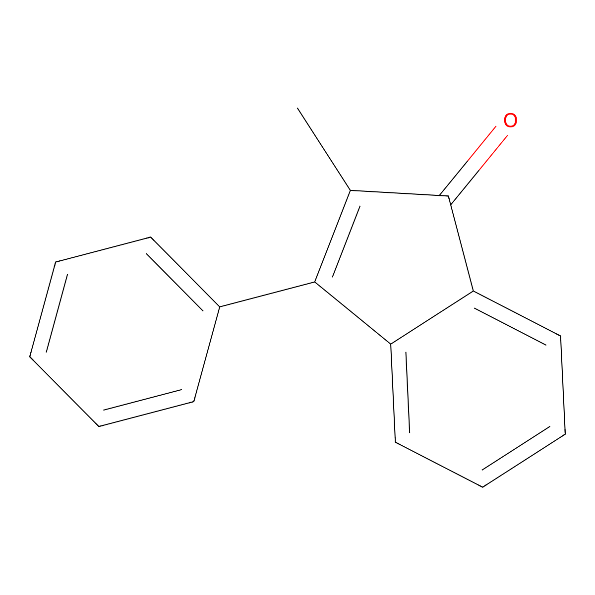 2-methyl-3-phenyl-1H-inden-1-one molecular structure, CAS 13304-52-4