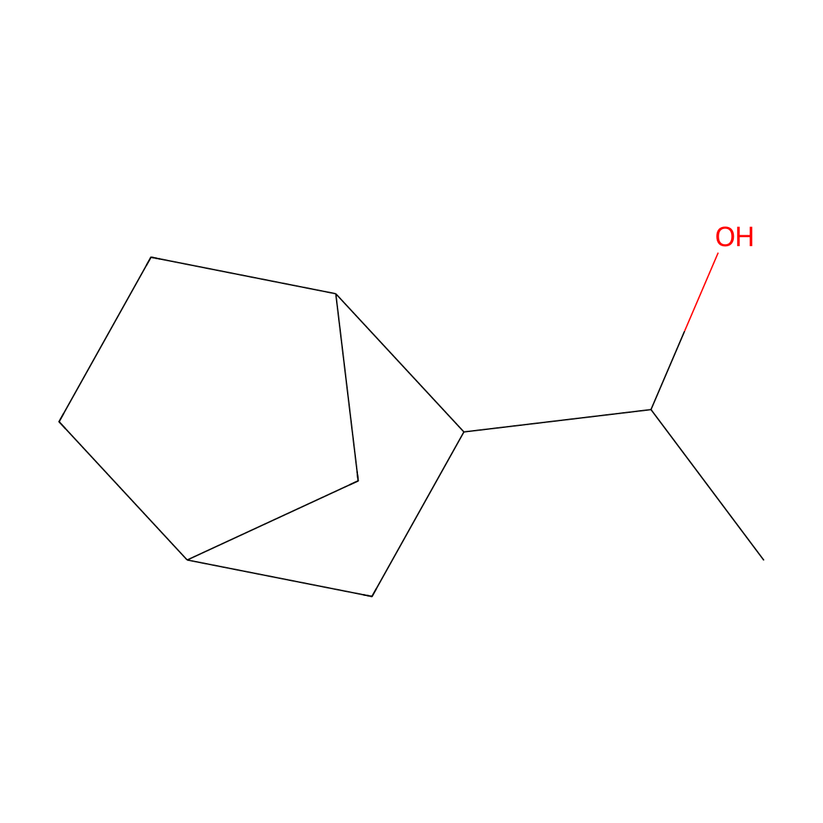 alpha-Methylbicyclo[2.2.1]heptane-2-methanol molecular structure, CAS 13305-29-8