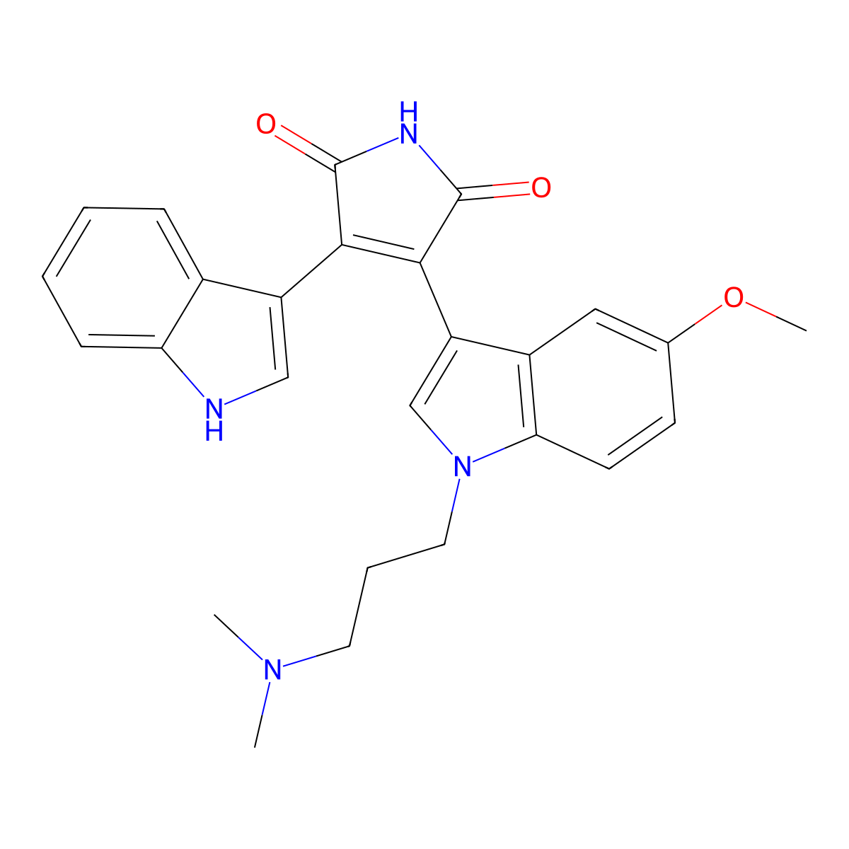 Go 6983 molecular structure, CAS 133053-19-7