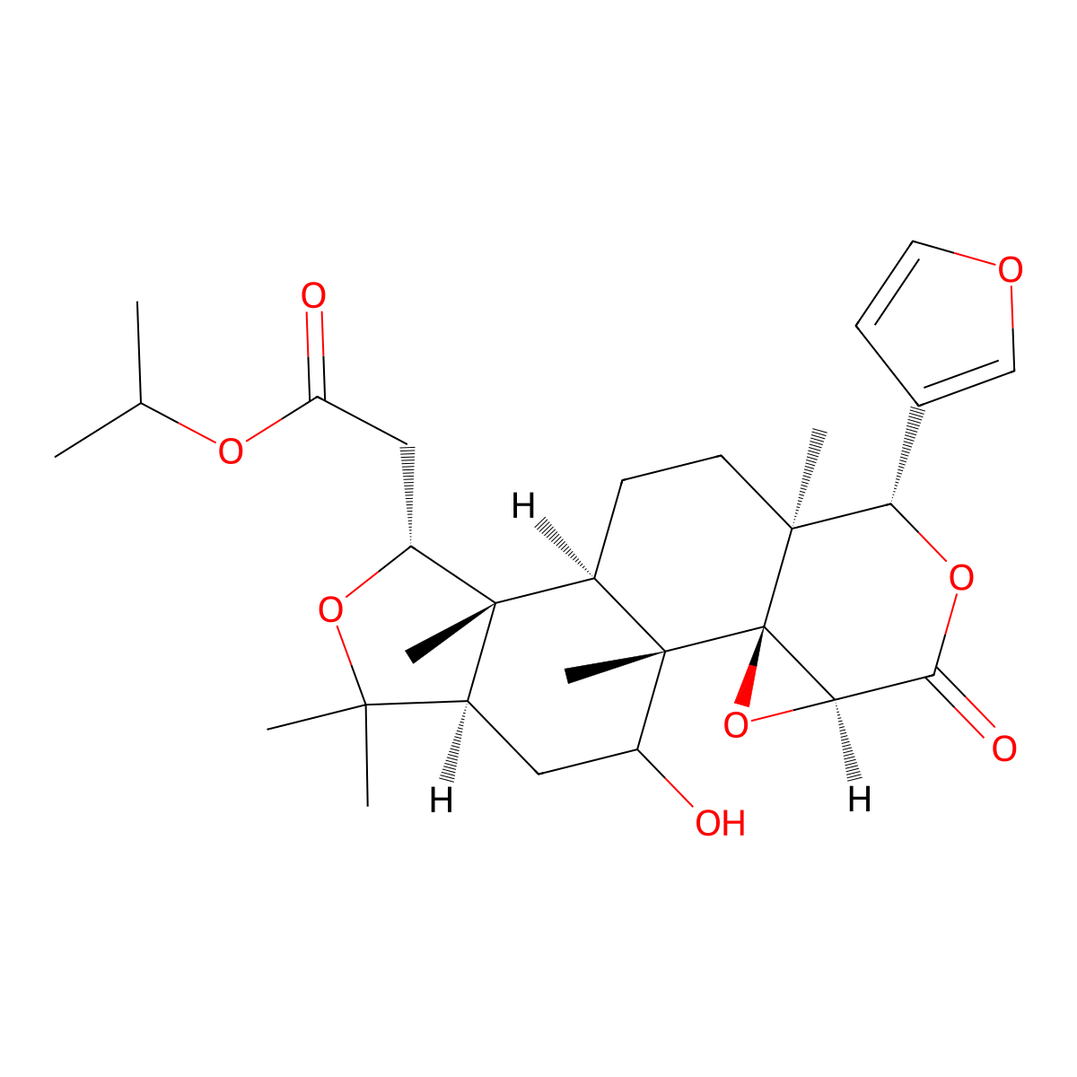 Isopropyl-epi-isoobacunoate molecular structure, CAS 1330583-60-2