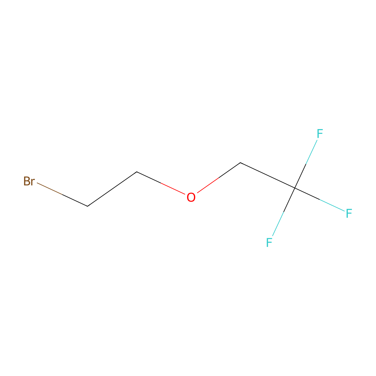 2-(2-Bromoethoxy)-1,1,1-trifluoroethane molecular structure, CAS 133068-36-7