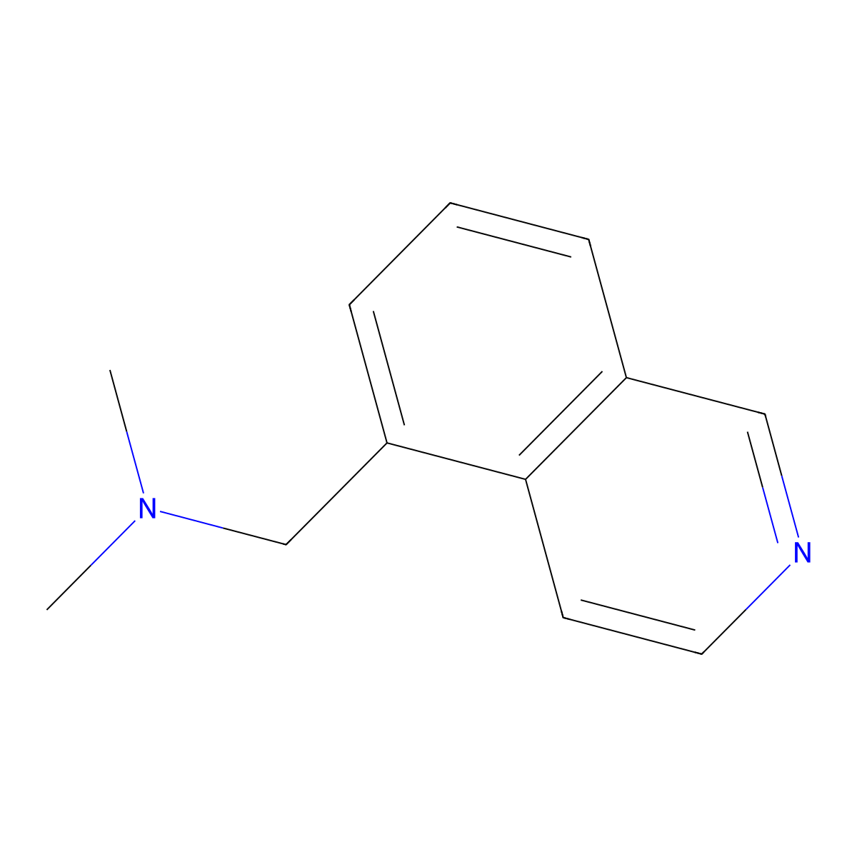 5-Isoquinolinemethanamine, N,N-dimethyl- molecular structure, CAS 1330750-78-1