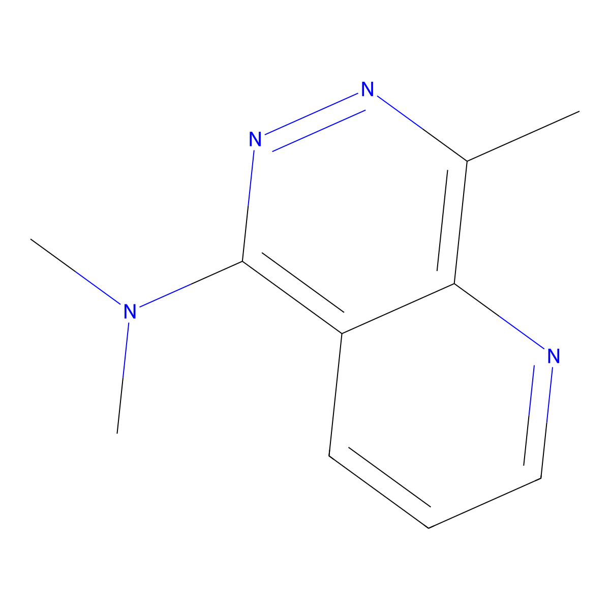 N,N,8-Trimethylpyrido[2,3-d]pyridazin-5-amine molecular structure, CAS 1330751-10-4