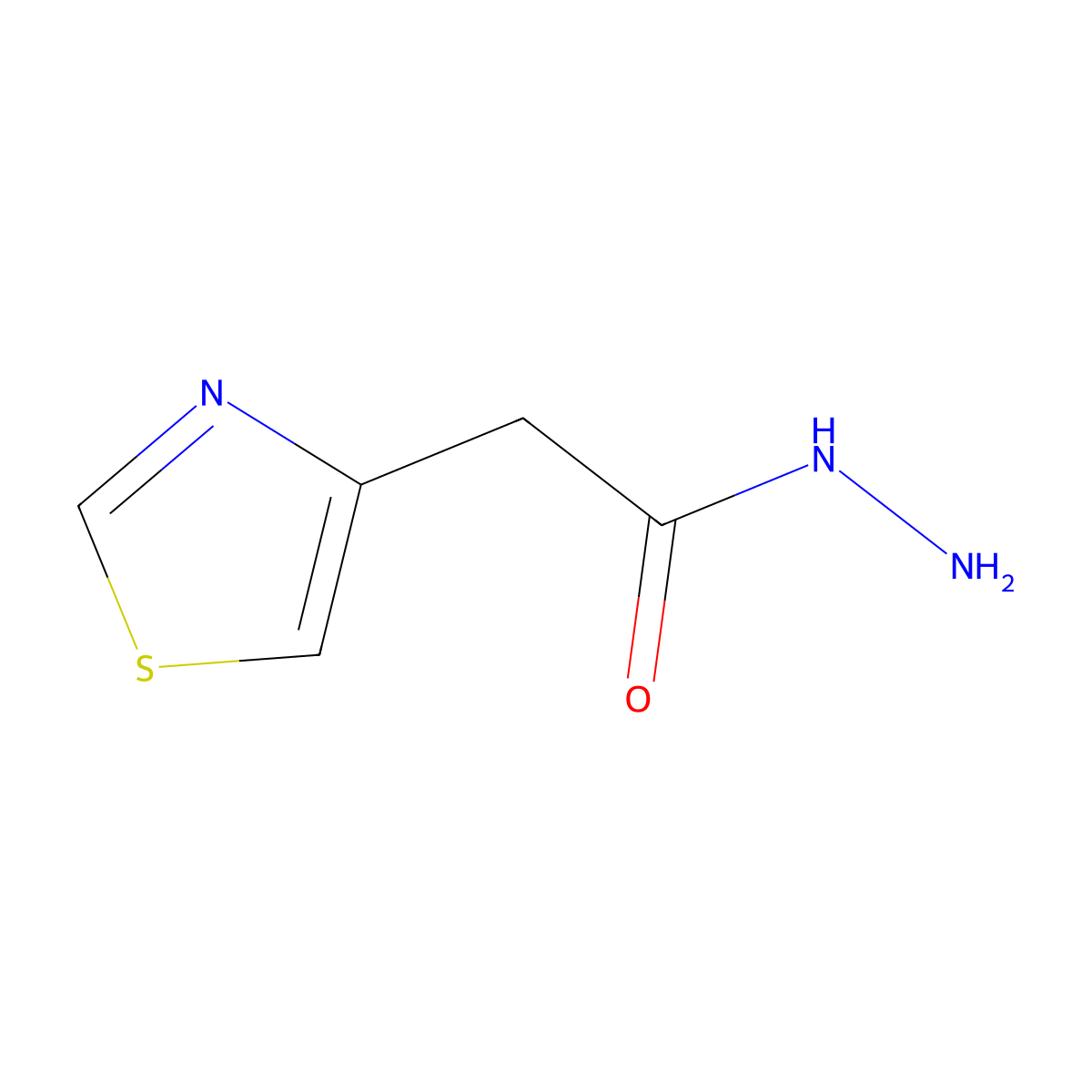 2-(1,3-Thiazol-4-yl)acetohydrazide molecular structure, CAS 1330752-51-6