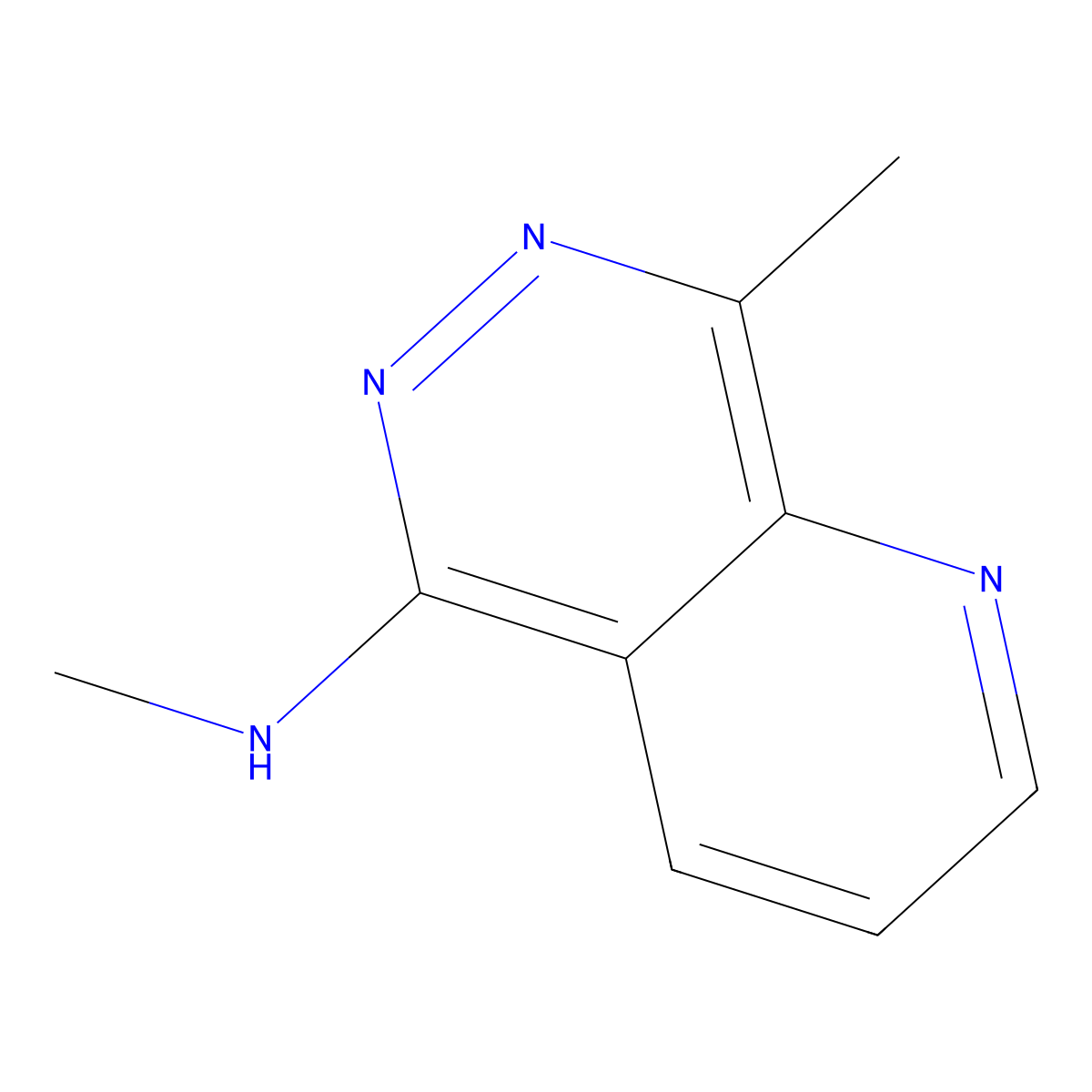 N,8-Dimethylpyrido[2,3-d]pyridazin-5-amine molecular structure, CAS 1330753-39-3
