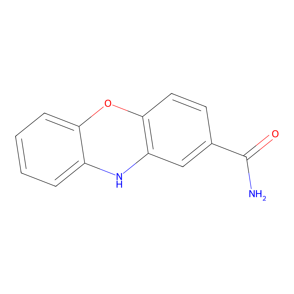 10H-phenoxazine-2-carboxamide molecular structure, CAS 1330754-12-5