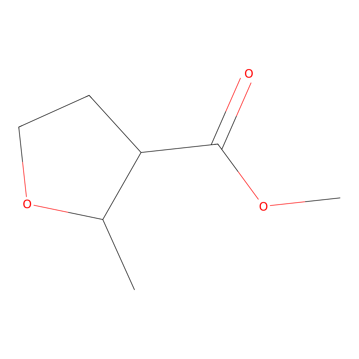 Methyl 2-methyloxolane-3-carboxylate molecular structure, CAS 1330754-42-1