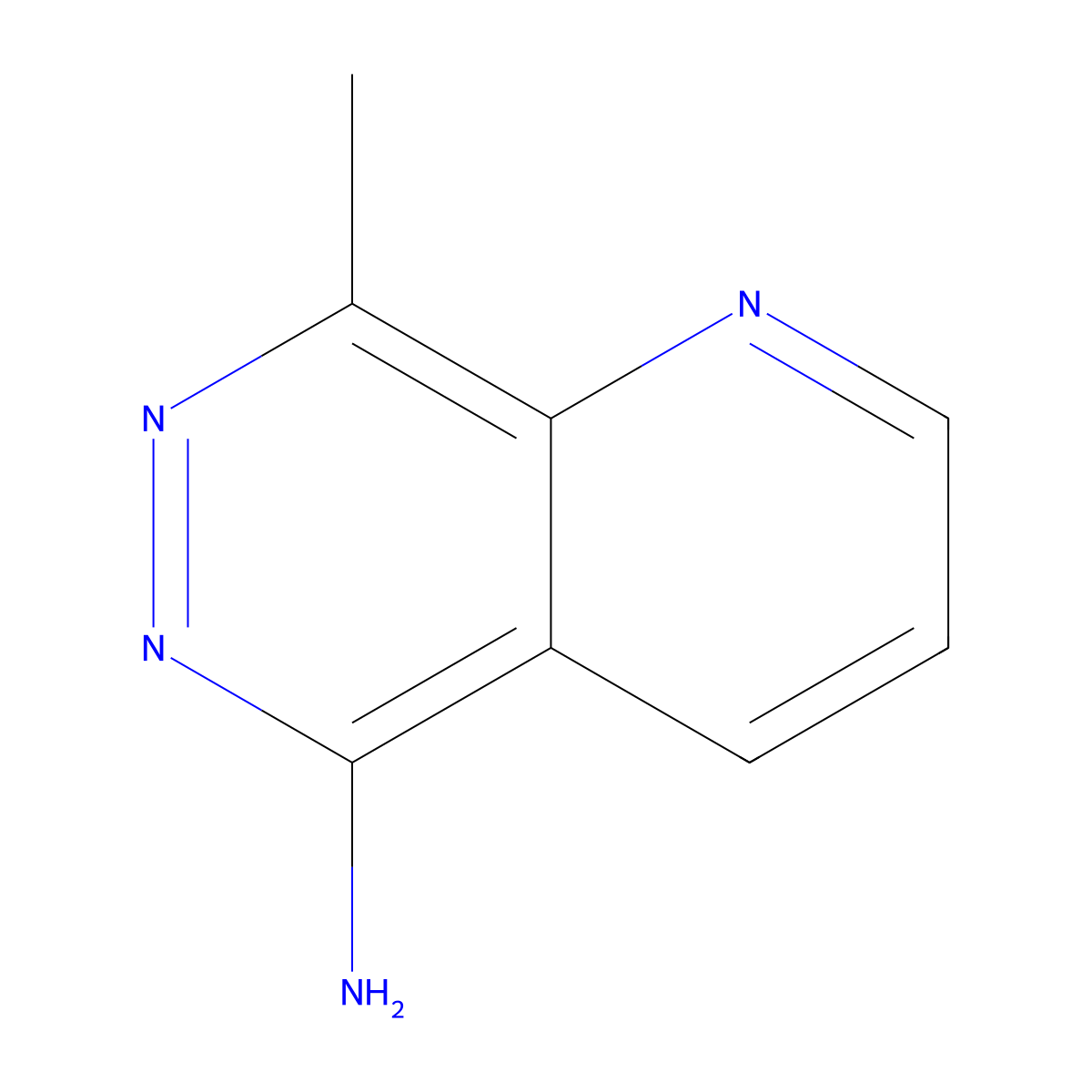 8-Methylpyrido[2,3-d]pyridazin-5-amine molecular structure, CAS 1330755-98-0