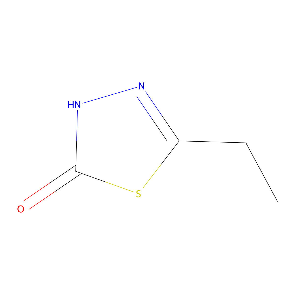 5-Ethyl-1,3,4-thiadiazol-2-ol molecular structure, CAS 1330756-14-3