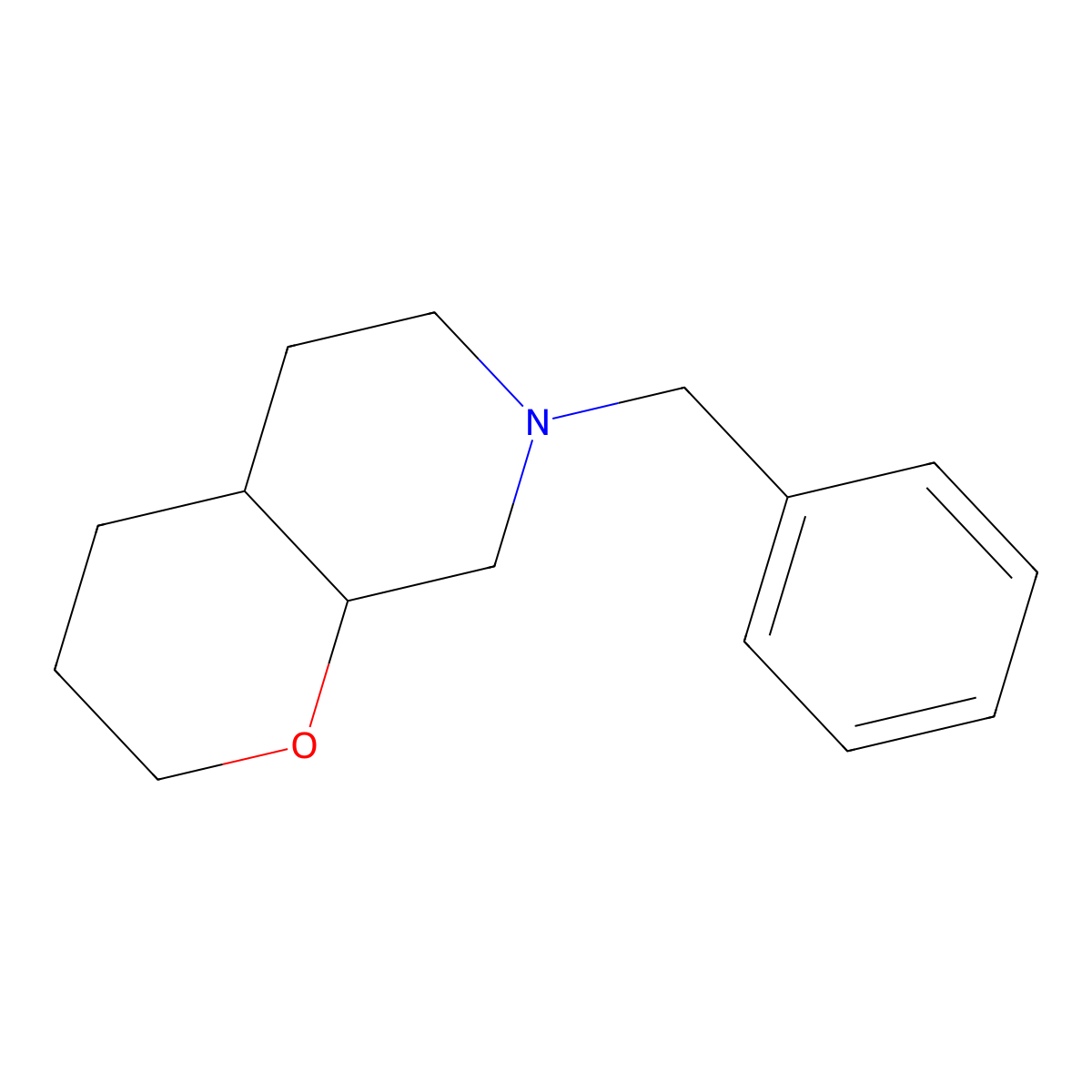 7-Benzyloctahydro-2H-pyrano[2,3-c]pyridine molecular structure, CAS 1330764-71-0