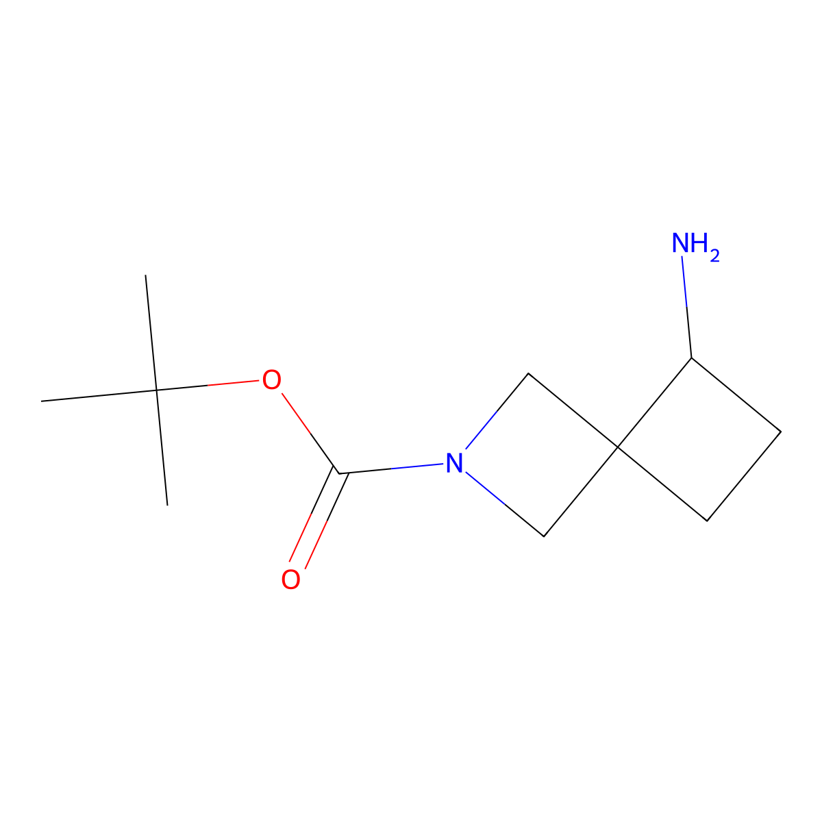 tert-Butyl 5-amino-2-azaspiro[3.3]heptane-2-carboxylate molecular structure, CAS 1330765-13-3