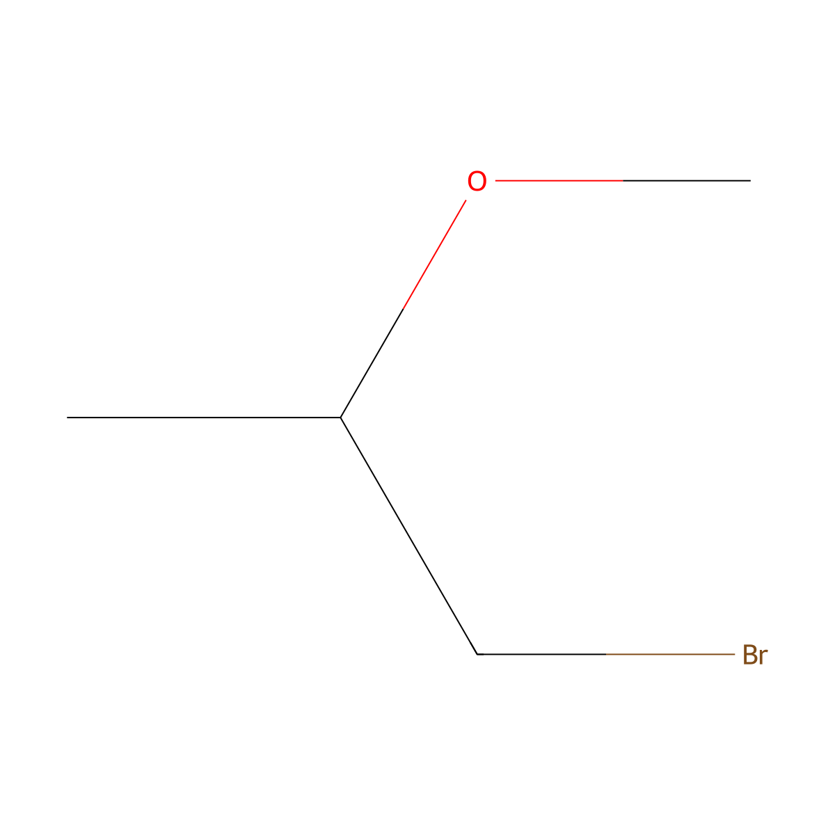 (2S)-1-bromo-2-methoxypropane molecular structure, CAS 1330783-27-1
