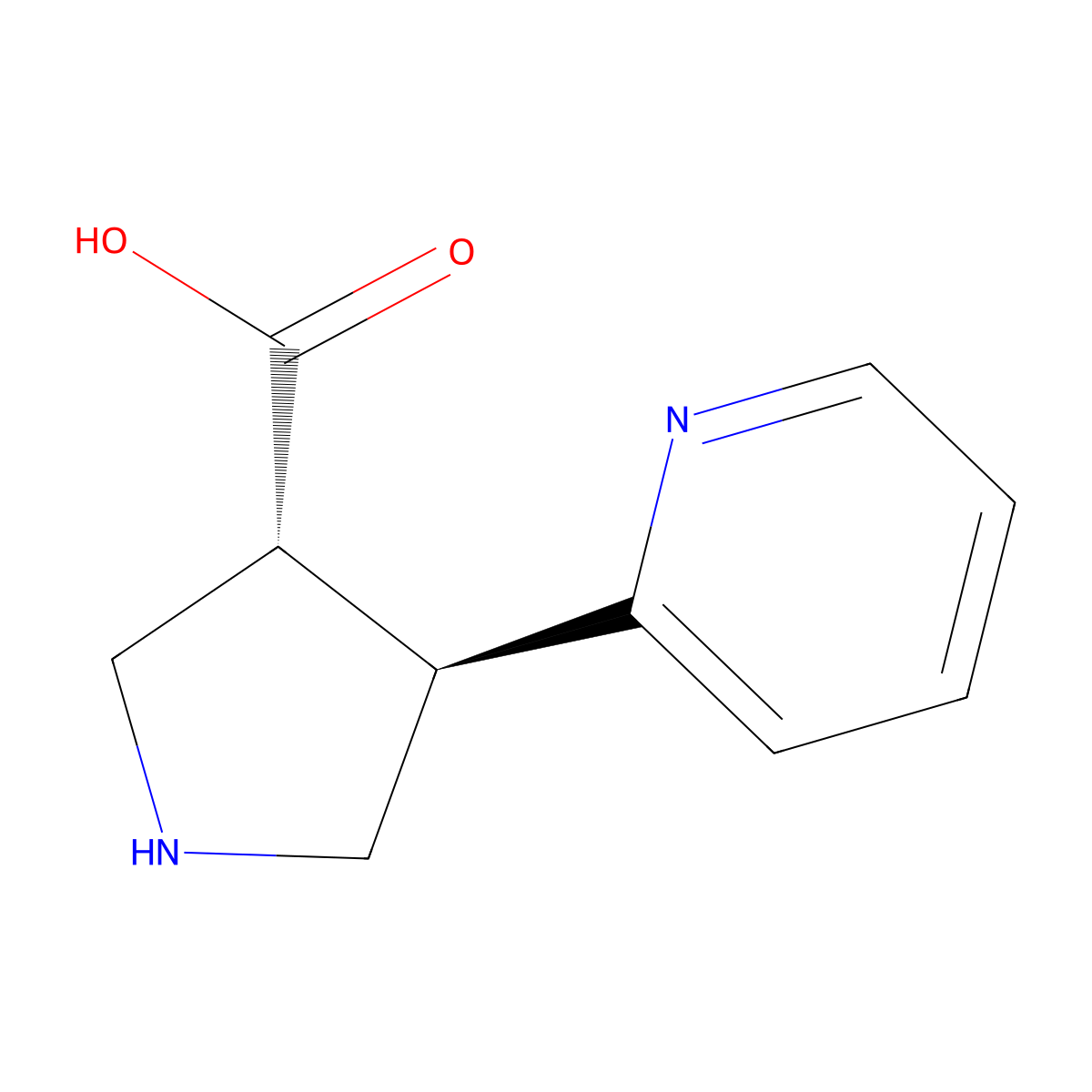 (3R,4R)-rel-4-(Pyridin-2-yl)pyrrolidine-3-carboxylic acid molecular structure, CAS 1330830-34-6