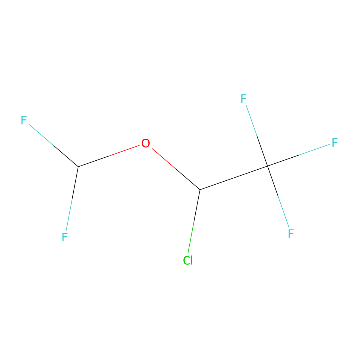 (2S)-2-chloro-2-(difluoromethoxy)-1,1,1-trifluoroethane molecular structure, CAS 133098-05-2