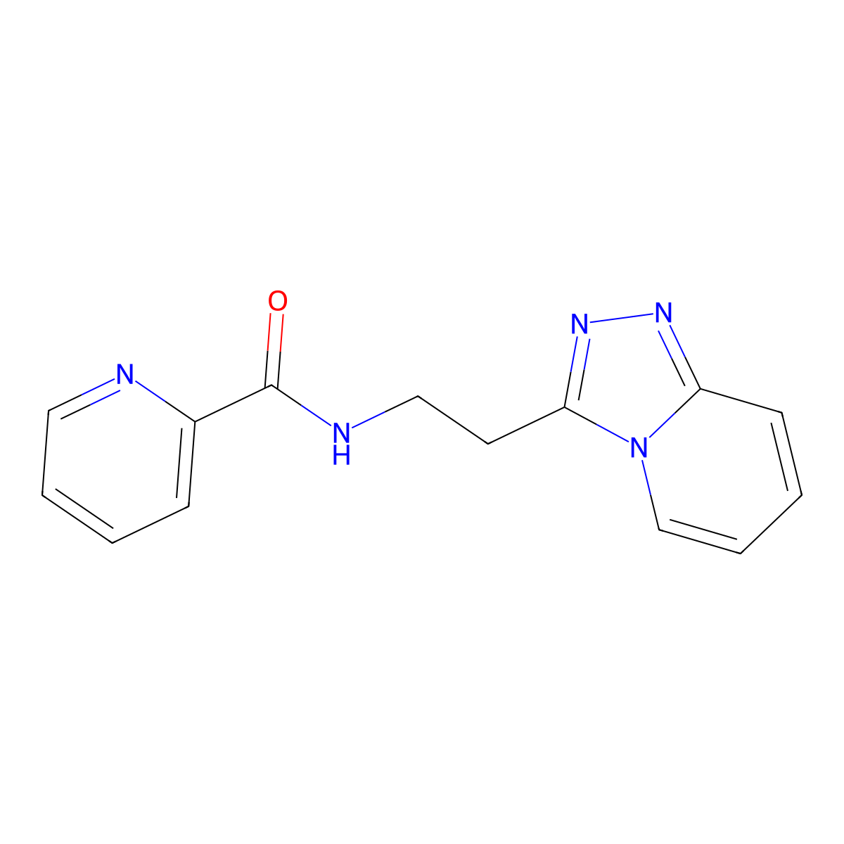 N-[2-([1,2,4]triazolo[4,3-a]pyridin-3-yl)ethyl]pyridine-2-carboxamide molecular structure, CAS 1331031-20-9