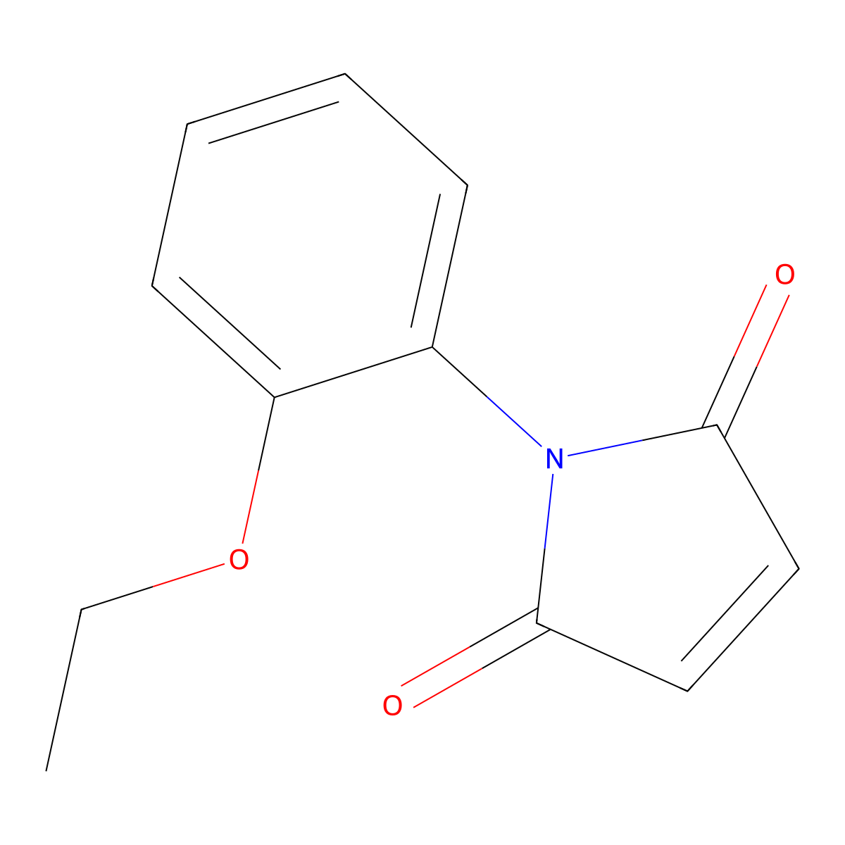 1-(2-Ethoxyphenyl)-1H-pyrrole-2,5-dione molecular structure, CAS 133137-34-5