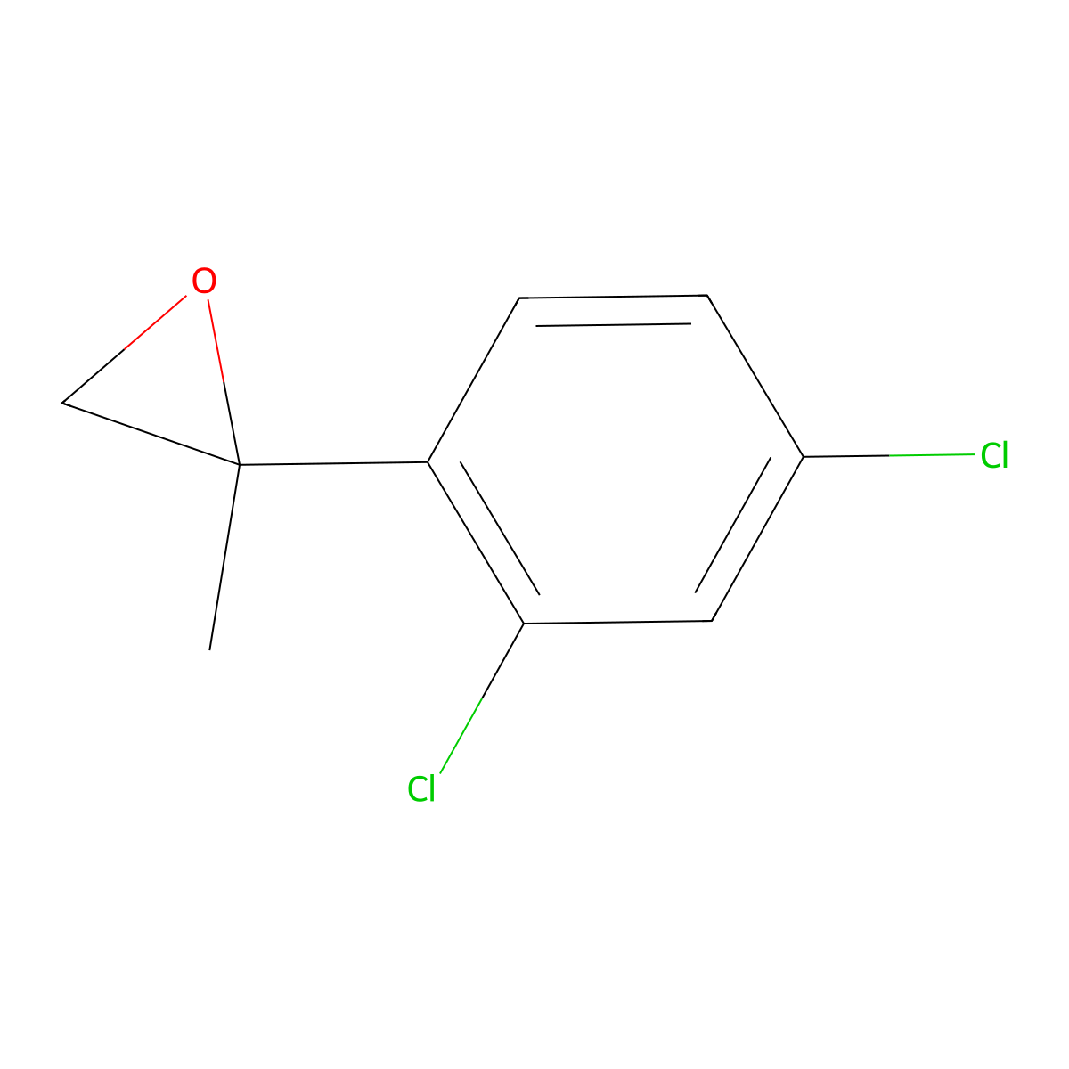2-(2,4-Dichlorophenyl)-2-methyloxirane molecular structure, CAS 133145-48-9