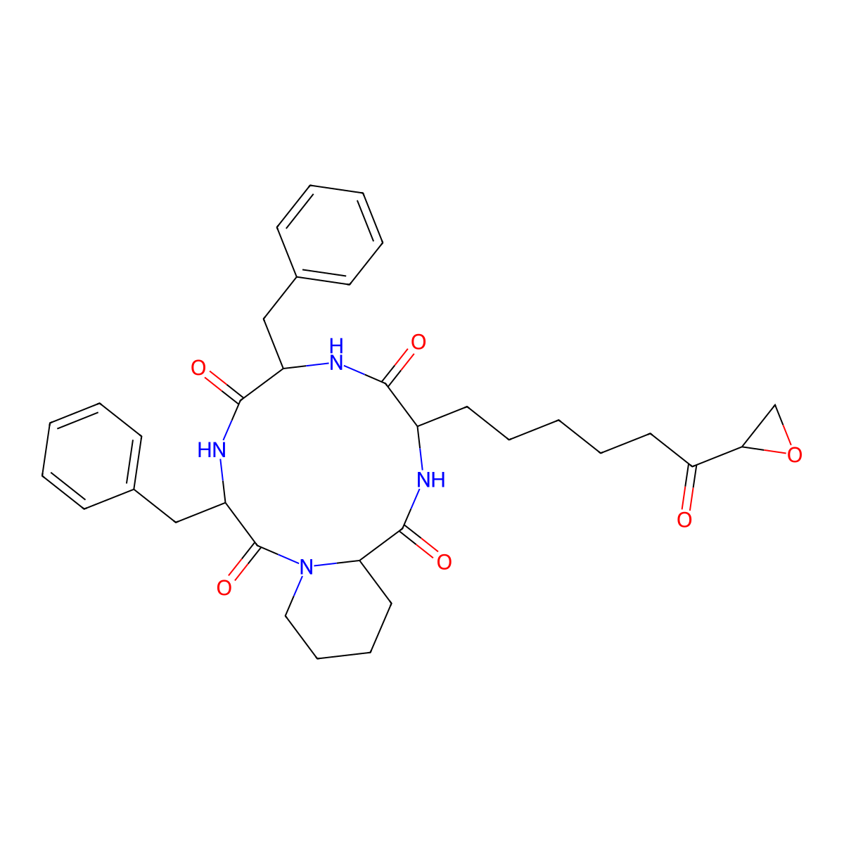 Trapoxin A molecular structure, CAS 133155-89-2